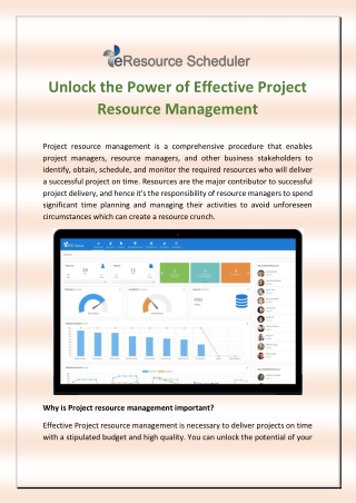 Unlock the Power of Effective Project Resource Management