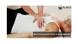 Best Chiropractic Clinic in Matthews NC