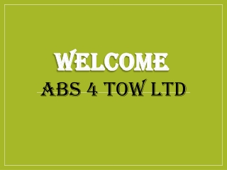 Best Towing services in Willesden