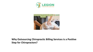 Why Outsourcing Chiropractic Billing Services is a Positive Step for Chiropractors