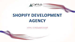 Finest Shopify Development Agency in California, USA