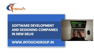 Software development and designing companies in New Delhi