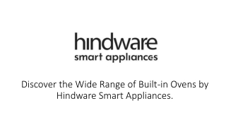 Discover the Wide Range of Built-in Ovens by Hindware Smart Appliances