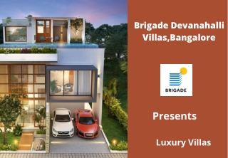 Brigade Villas Devanahalli Bangalore -  E-Brochure