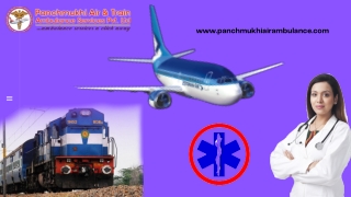 Air and Train Ambulance Services in Jabalpur with Up-to-date Medical instruments