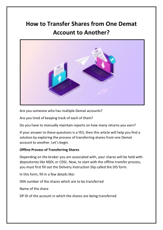 How to Transfer Shares from One Demat Account to Another.docx