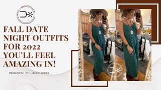 Fall Date Night Outfits for 2022 You’ll Feel Amazing In! - Heels N Spurs