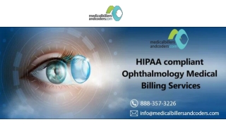 HIPAA Compliant Ophthalmology Medical Billing Services