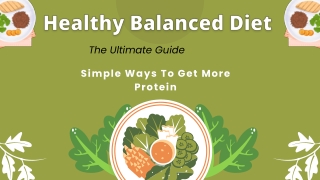 simple ways to get protien