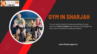 Gym in Sharjah