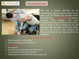 Post Hospital Care Services