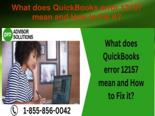 What does QuickBooks error 12157 mean and How to Fix it