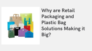 Custom printed plastic bags