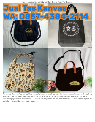 Ö85ᜪ.ㄐᣮ8ㄐ.211ㄐ (WA) Tas Selempang Pria Bahan Kanvas Kelebihan Tas Kanvas