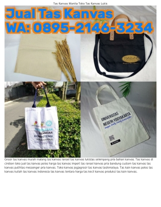 08ᑫ5·ᒿlᏎ6·ᣮᒿᣮᏎ (WA) Tas Kanvas Wanita Selempang Tas Kain Kanvas Murah