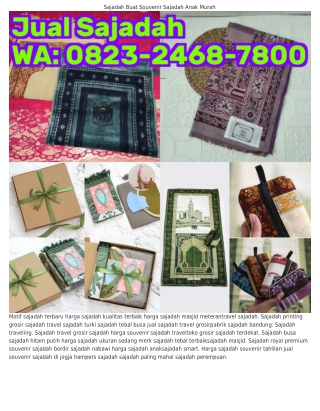Ö8ᒿ౩–ᒿᏎᏮ8–ᜪ8ÖÖ (WA) Sajadah Mahal Harga Sajadah Travel