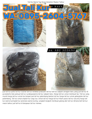 08ᑫ5•ᒿϬ0Ꮞ•5ᜪϬᜪ (WA) Harga Tali Kur Merah Tali Kur Oren