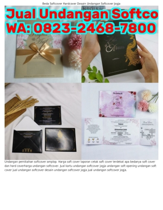 O823_2ㄐᏮ8_78OO (WA) Kertas Soft Cover Undangan Grosir Undangan Pernikahan Softco
