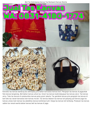 O831·Կ18O·1ᜪᜪԿ (WA) Tas Kanvas Pria Di Bandung Tas Selempang Bahan Kanvas