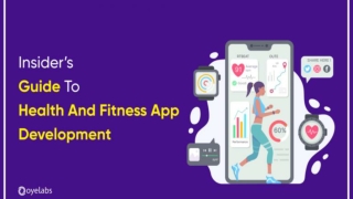 Guide to Health and Fitness App Development