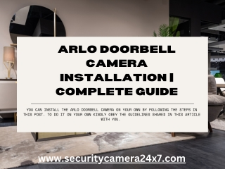 Arlo Doorbell Camera Installation  Complete Guide