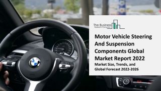 Motor Vehicle Steering And Suspension Components Market 2022 - 2031