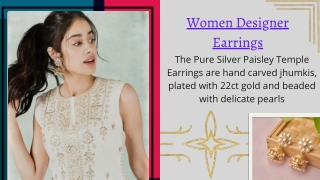 Women Designer Earrings | Modern Earrings Online on Curio Cottage