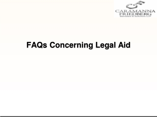 FAQs Concerning Legal Aid