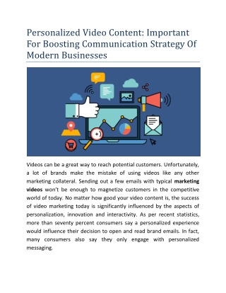 Boosting Communication Strategy Of Modern Businesses