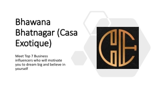 Bhawana Bhatnagar | Meet Top 7 Business influencers