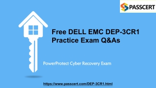 DEP-3CR1 PowerProtect Cyber Recovery Exam Dumps