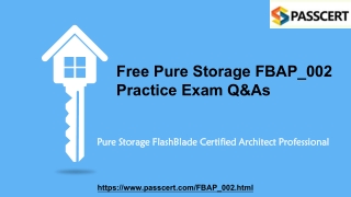 FlashBlade Architect Professional FBAP_002 Dumps