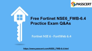 Fortinet NSE 6 - FortiWeb 6.4 NSE6_FWB-6.4 Dumps