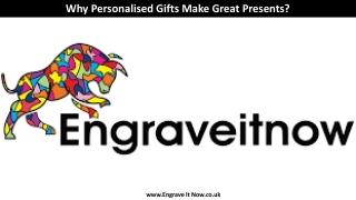 Why Personalised Gifts Make Great Presents