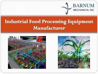 Industrial Food Processing Equipment Manufacturer