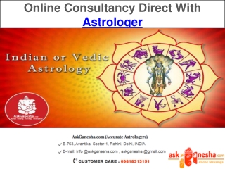 Online Consultancy Direct With Astrologer