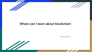 Where can I learn about blockchain 16