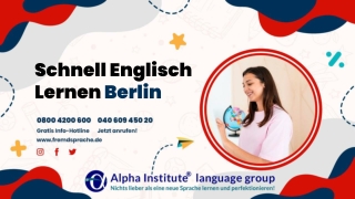 Schnell Englisch Lernen Berlin