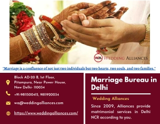 Famous Marriage Bureau in Delhi