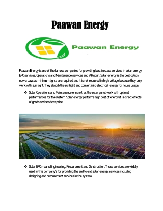 Paawan Energy