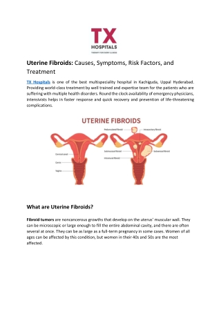 Uterine Fibroids Causes, Symptoms, Risk Factors, and Treatment