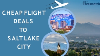 Cheap Flight Deals to Salt Lake City