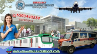 Confirm Air Ambulance Service with ICU medical equipment |ASHA