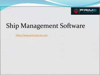 ship management software