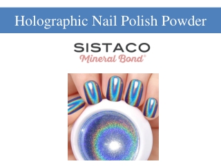Holographic Nail Polish Powder