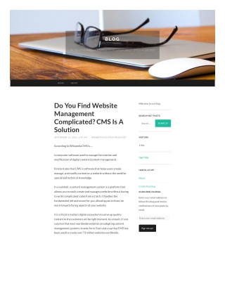 Do You Find Website Management Complicated CMS Is A Solution