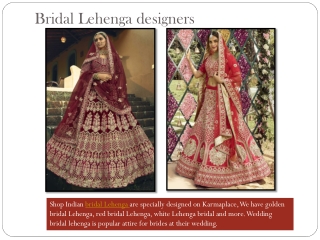 Bridal Lehenga designers