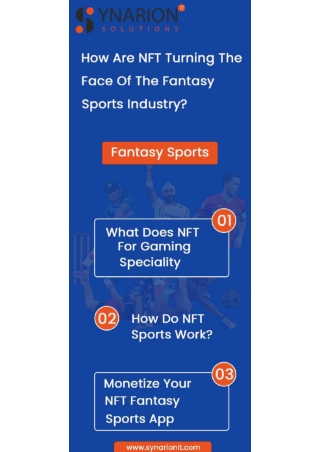 How NFT is Turning The Face Of Fantasy Sports Industry?