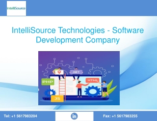 IntelliSource’s Custom Software Development Services