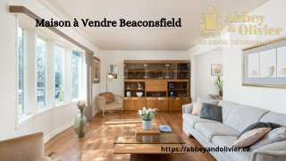 Maison à Vendre Beaconsfield